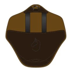 Bavette Amovible 500 Marron Taille Poney -Maître Équestre bavette amovible 500 marron taille poney 3