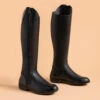 Bottes équitation Adulte 500 Synthétique Noir