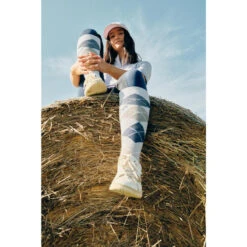 Chaussettes D'équitation 500 Adulte Motifs Graph Violet Lavande/Marin Lot De 2 -Maître Équestre chaussettes dequitation 500 adulte motifs graph violet lavandemarin lot de 2 2