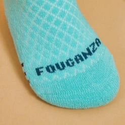 Chaussettes équitation 500 BABY Turquoise Et Vert Avec Motifs -Maître Équestre chaussettes equitation 500 baby turquoise et vert avec motifs 4