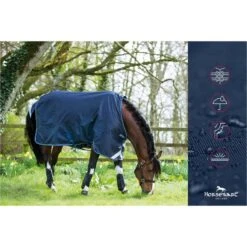 Couverture Amigo Bravo Light 0gr Bleu Foncé -Maître Équestre couverture amigo bravo light 0gr bleu fonce 1