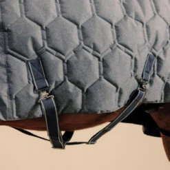 Couverture équitation écurie 300g Cheval Et Poney - Combo 300 Gris Moyen -Maître Équestre couverture equitation ecurie 300g cheval et poney combo 300 gris moyen 6