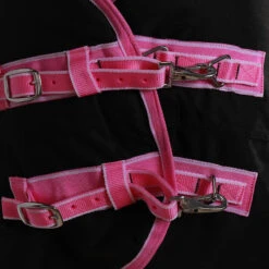 Couverture Junior Neck 300gr Epplejeck Noir-rose 10 Couverture Junior Neck 300gr Epplejeck Noir-rose -Maître Équestre couverture junior neck 300gr epplejeck noir rose 2