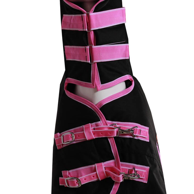 Couverture Junior Neck 300gr Epplejeck Noir-rose 7 Couverture Junior Neck 300gr Epplejeck Noir-rose – Image 5