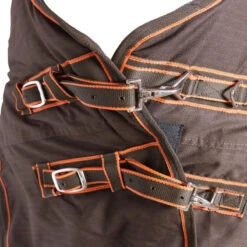 Couverture Rindal Full Neck 370gr Epplejeck Marron -Maître Équestre couverture rindal full neck 370gr epplejeck marron 2