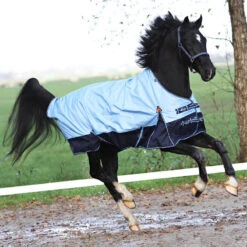 Couverture Tolga 100gr Epplejeck Bleu Clair-bleu Foncé -Maître Équestre couverture tolga 100gr epplejeck bleu clair bleu fonce 2