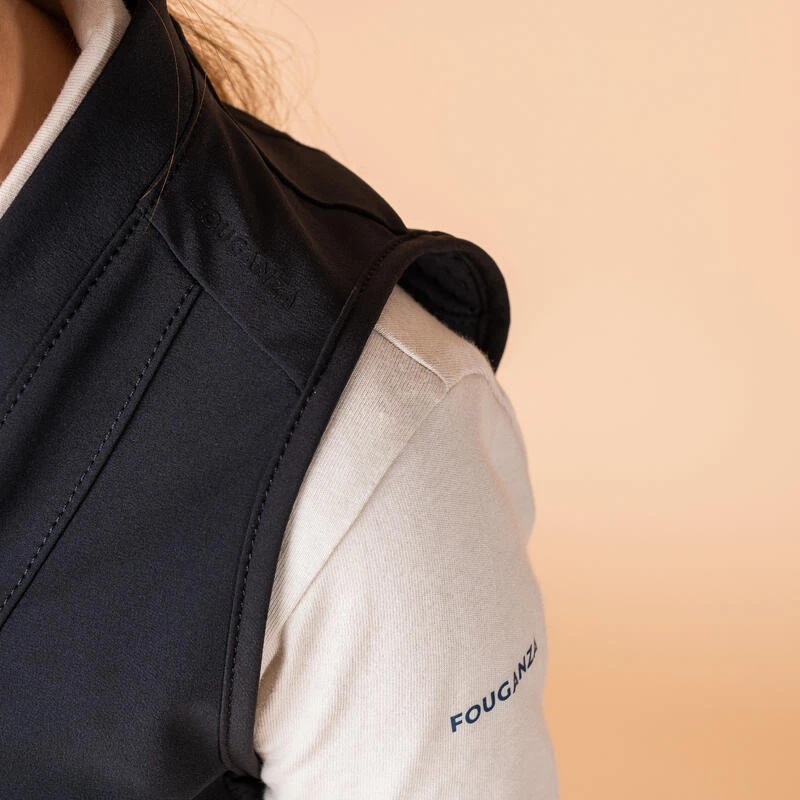 Dorsale D'équitation Souple 500 Junior Noir D3O® 6 Dorsale D'équitation Souple 500 Junior Noir D3O® – Image 4