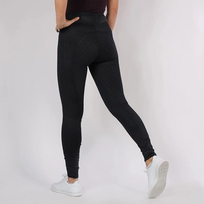 Legging D'Équitation Shining Full Grip Epplejeck Bleu Foncé 3 Legging D'Équitation Shining Full Grip Epplejeck Bleu Foncé