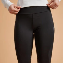 Legging équitation Chaud Full Grip Femme - 500 Noir 11 Legging équitation Chaud Full Grip Femme - 500 Noir -Maître Équestre legging equitation chaud full grip femme 500 noir 3