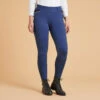 Legging équitation Jump Grip Femme - 900 Bleu Turquin -Maître Équestre legging equitation jump grip femme 900 bleu turquin