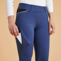 Legging équitation Jump Grip Femme - 900 Bleu Turquin 12 Legging équitation Jump Grip Femme - 900 Bleu Turquin -Maître Équestre legging equitation jump grip femme 900 bleu turquin 2
