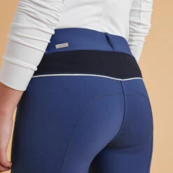 Legging équitation Jump Grip Femme - 900 Bleu Turquin 15 Legging équitation Jump Grip Femme - 900 Bleu Turquin -Maître Équestre legging equitation jump grip femme 900 bleu turquin 5