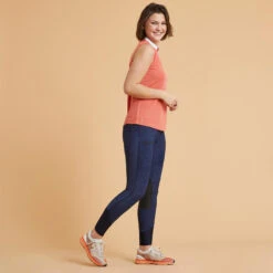 Maître Équestre -Maître Équestre legging equitation leger femme 100 bleu print 1