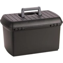 Mallette De Pansage équitation 500 Noir Et Gris 11 Mallette De Pansage équitation 500 Noir Et Gris -Maître Équestre mallette de pansage equitation 500 noir et gris 2