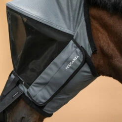 Masque Anti-mouche équitation Avec Arceau Cheval Et Poney - Gris Asphalte 13 Masque Anti-mouche équitation Avec Arceau Cheval Et Poney - Gris Asphalte -Maître Équestre masque anti mouche equitation avec arceau cheval et poney gris asphalte 3