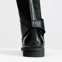 Mini-chaps équitation Adulte - 500 Noires -Maître Équestre mini chaps equitation adulte 500 noires 2