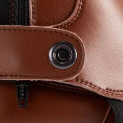 Mini-chaps équitation Adulte 500 Synthétique Marron -Maître Équestre mini chaps equitation adulte 500 synthetique marron 4