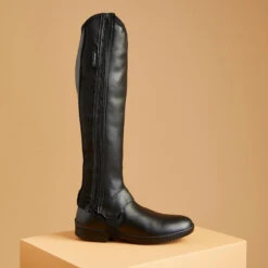 Mini-chaps équitation Synthétique Adulte - Classic Noires