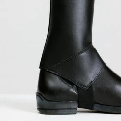 Mini-chaps équitation Synthétique Enfants - 500 Noires -Maître Équestre mini chaps equitation synthetique enfants 500 noires 4