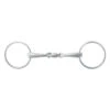 Mors 2 Anneaux Double Brisure Pour Cheval En Acier Inoxydable Stübben -Maître Équestre mors 2 anneaux double brisure pour cheval en acier inoxydable stubben