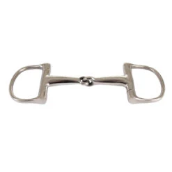 Mors 2 Anneaux En D Pour Cheval Avec Joint Articulé Inox Horka
