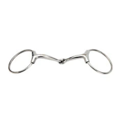 Mors 2 Anneaux Pour Cheval Avec Joint Articulé Acier Inoxydable Horka Plus