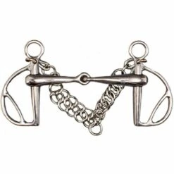 Mors Espagnol Pour Cheval Brisé à Passes En Inox Tattini