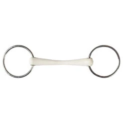 Mors Flexible 2 Anneaux Pour Cheval Horka