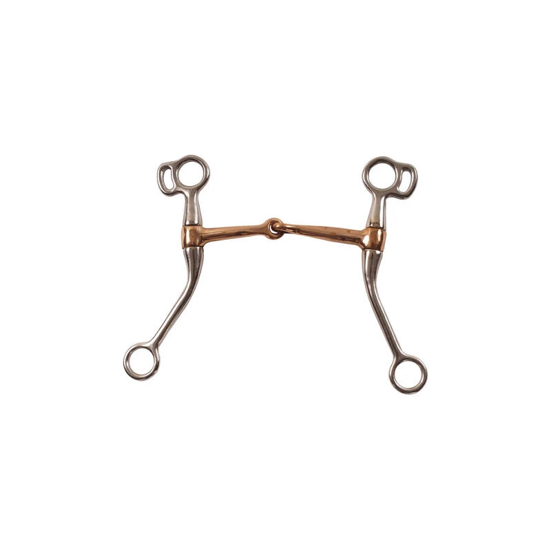 Mors Western Avec Canon En Cuivre Et Branches Longues 3 Mors Western Avec Canon En Cuivre Et Branches Longues