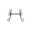 Mors Western Simple Brisure En Fer à Branches Courtes -Maître Équestre mors western simple brisure en fer a branches courtes