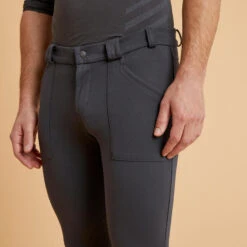 Pantalon Chaud équitation Homme 140 WARM Gris Foncé -Maître Équestre pantalon chaud equitation homme 140 warm gris fonce 2