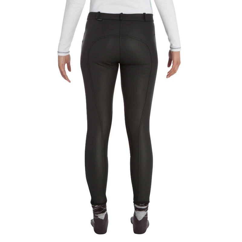 Pantalon Chaud Imperméable équitation Enfant KIPWARM Noir 6 Pantalon Chaud Imperméable équitation Enfant KIPWARM Noir – Image 4