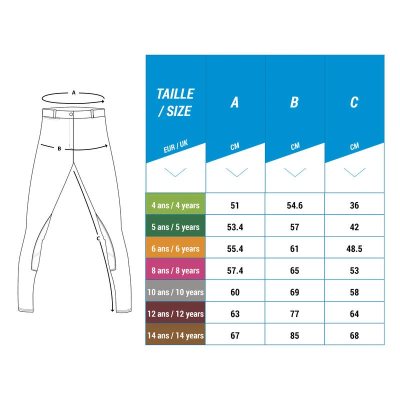 Pantalon Chaud Imperméable équitation Enfant KIPWARM Noir 7 Pantalon Chaud Imperméable équitation Enfant KIPWARM Noir – Image 5