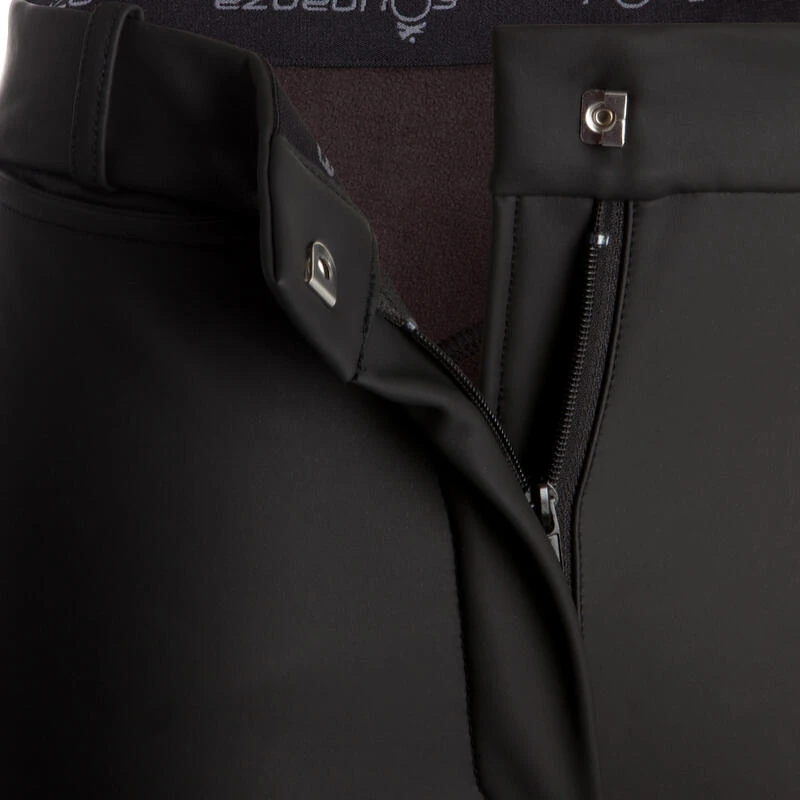 Pantalon Chaud Imperméable équitation Enfant KIPWARM Noir 9 Pantalon Chaud Imperméable équitation Enfant KIPWARM Noir – Image 7