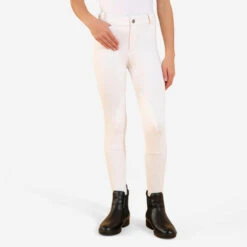 Pantalon De Concours équitation Enfant - 100 Blanc
