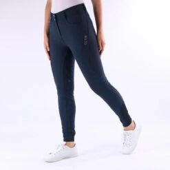 Pantalon D'Équitation Highwaist QNeva Full Grip Quur Bleu Foncé -Maître Équestre pantalon dequitation highwaist qneva full grip quur bleu fonce 2