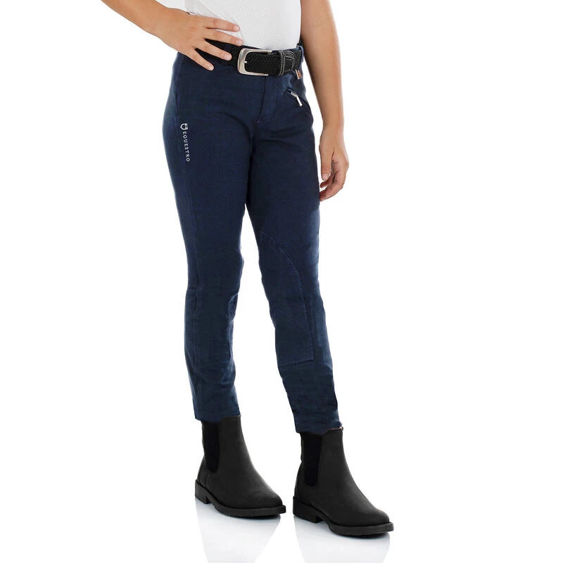 Pantalon D'équitation Jodhpur Enfant En Tissu Technique 3 Pantalon D'équitation Jodhpur Enfant En Tissu Technique