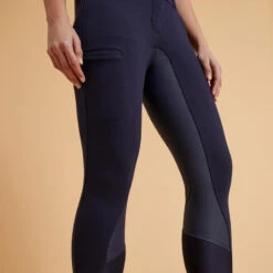 PANTALON DRESSAGE FEMME MARINE 100 -Maître Équestre pantalon dressage femme marine 100 5