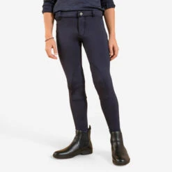 Pantalon équitation Chaud Enfant - 100 Marine
