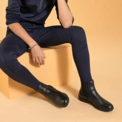 Pantalon équitation Chaud Enfant - 100 Marine -Maître Équestre pantalon equitation chaud enfant 100 marine 3