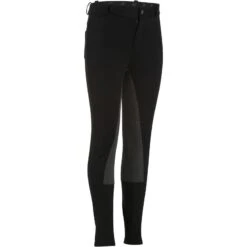 Pantalon équitation Enfant FULLSEAT Noir Et Gris