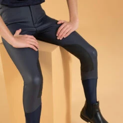 Pantalon équitation Kipwarm Chaud Et Déperlant Enfant - 500 Marine 12 Pantalon équitation Kipwarm Chaud Et Déperlant Enfant - 500 Marine -Maître Équestre pantalon equitation kipwarm chaud et deperlant enfant 500 marine 4