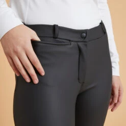 Pantalon équitation Kipwarm Chaud Et Déperlant Femme - 500 Noir -Maître Équestre pantalon equitation kipwarm chaud et deperlant femme 500 noir 4