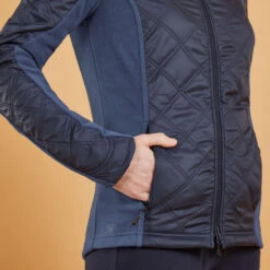 Polaire équitation Bi-matière Femme - 500 Marine -Maître Équestre polaire equitation bi matiere femme 500 marine 8