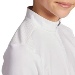 Polo De Concours équitation Manches Longues Chaud Enfant - 500 Blanc -Maître Équestre polo de concours equitation manches longues chaud enfant 500 blanc 7