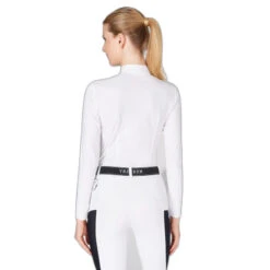 Polo De Concours équitation Manches Longues Femme Vestrum Valledoria -Maître Équestre polo de concours equitation manches longues femme vestrum valledoria 1