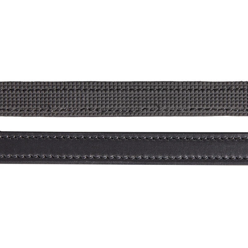 Rênes équitation Fines Grip Cheval - 500 Noires 4 Rênes équitation Fines Grip Cheval - 500 Noires – Image 2