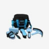 Sac De Pansage + Brosses équitation LAMI-CELL Bleu Et Gris -Maître Équestre sac de pansage brosses equitation lami cell bleu et gris