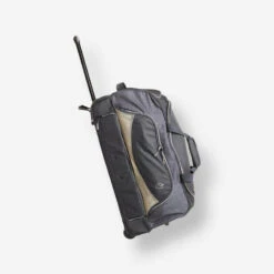 Sac De Transport à Roulettes équitation TROLLEY 80 L Gris Et Lin.