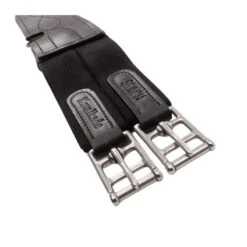 Sangle Bavette D'équitation Cuir Huilé Avec Fausse Fourrure Kavalkade Casper -Maître Équestre sangle bavette dequitation cuir huile avec fausse fourrure kavalkade casper 4